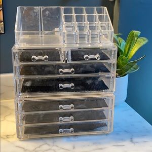 acrylic cosmetics organizer